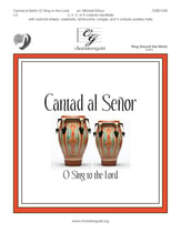 Cantad al Senor Handbell sheet music cover